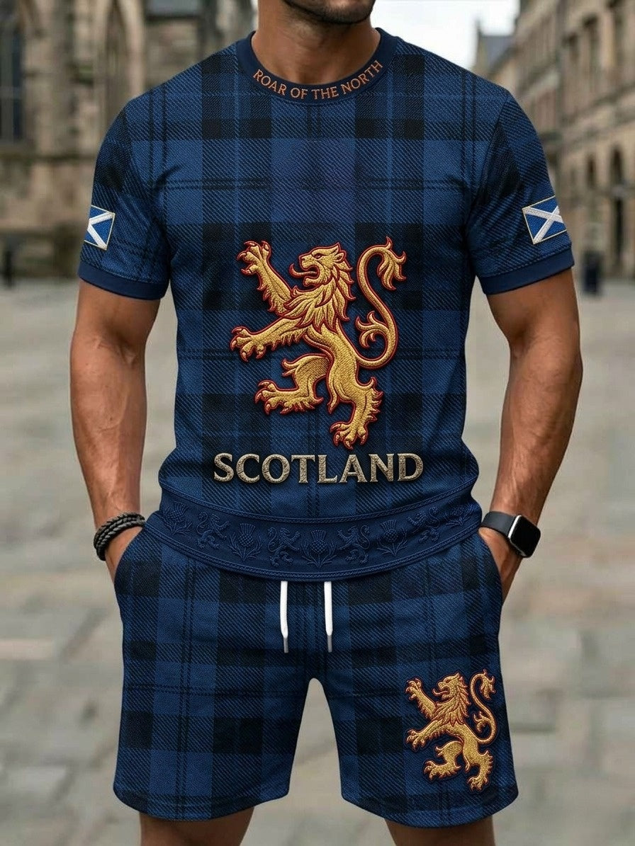 Men's UK Football Lover Scotland Printed Suits