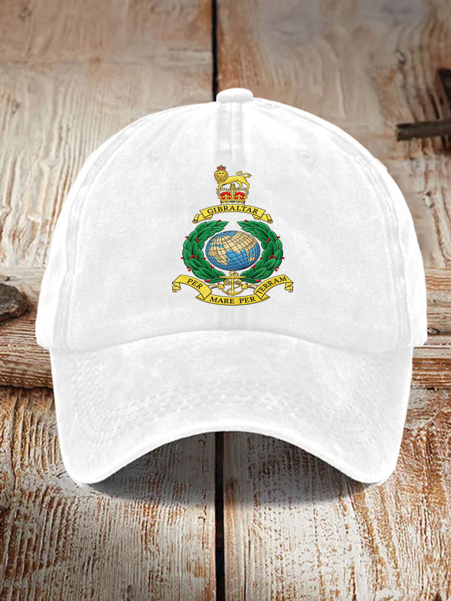 Unisex British Navy Print Hat
