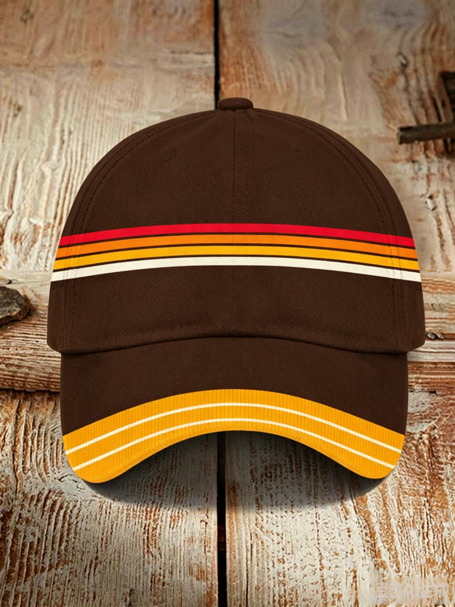Unisex Retro Print Hat