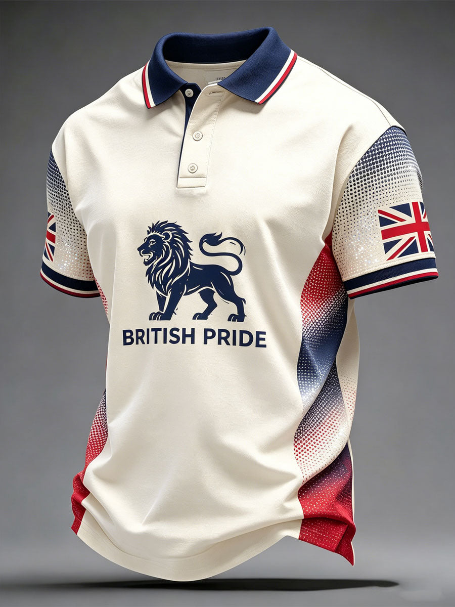 Men's British Patriotic Unisex Casual polo shirt
