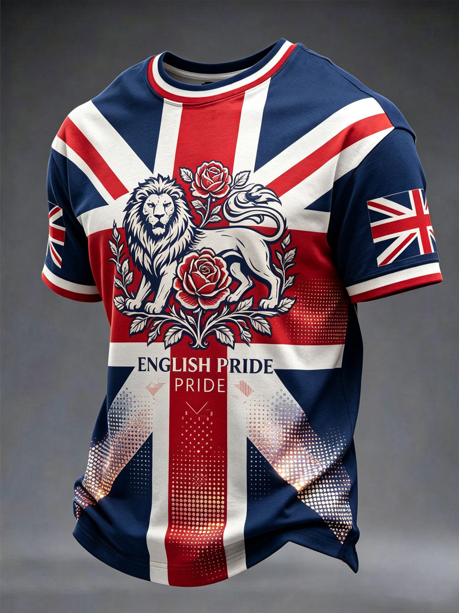 Men's British Patriotic Unisex Casual T-shirt