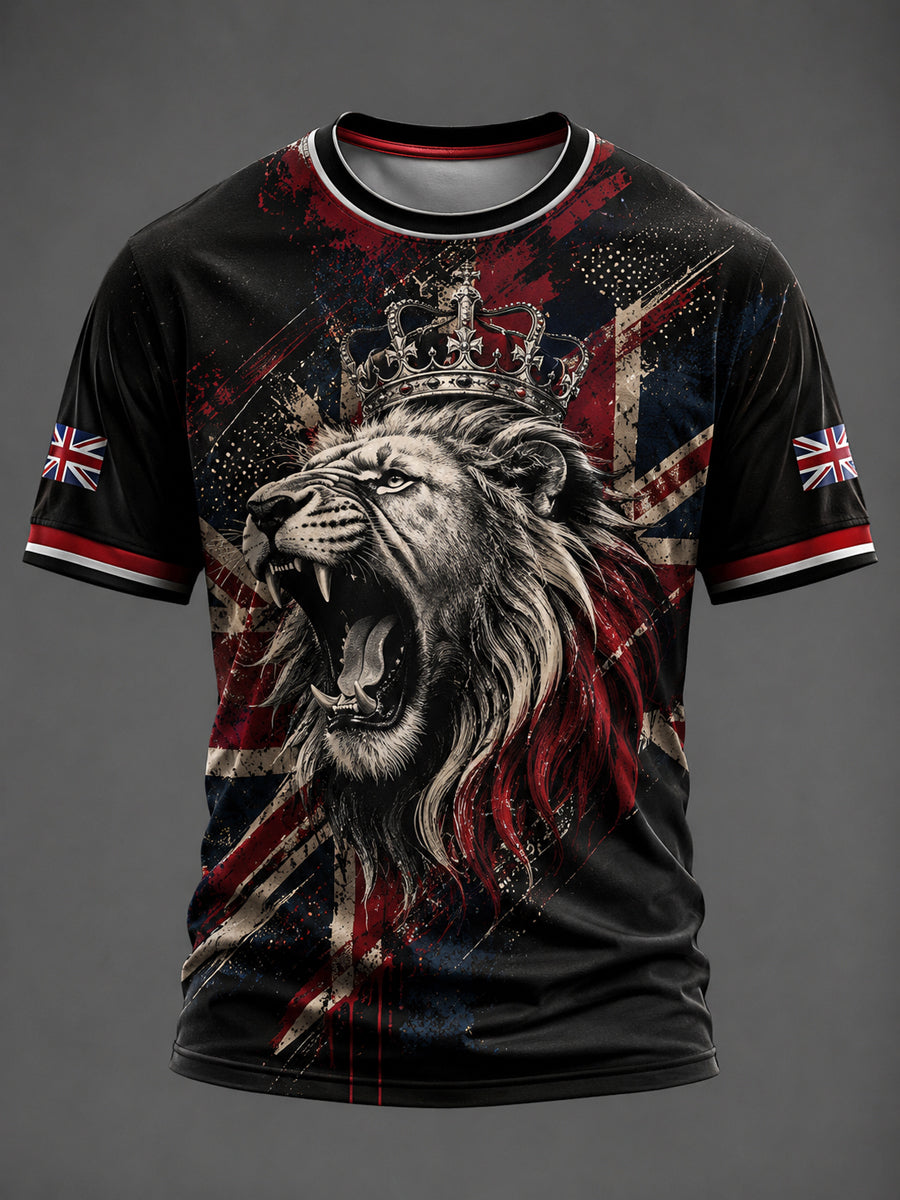Men's British Lion Printed T-shirt