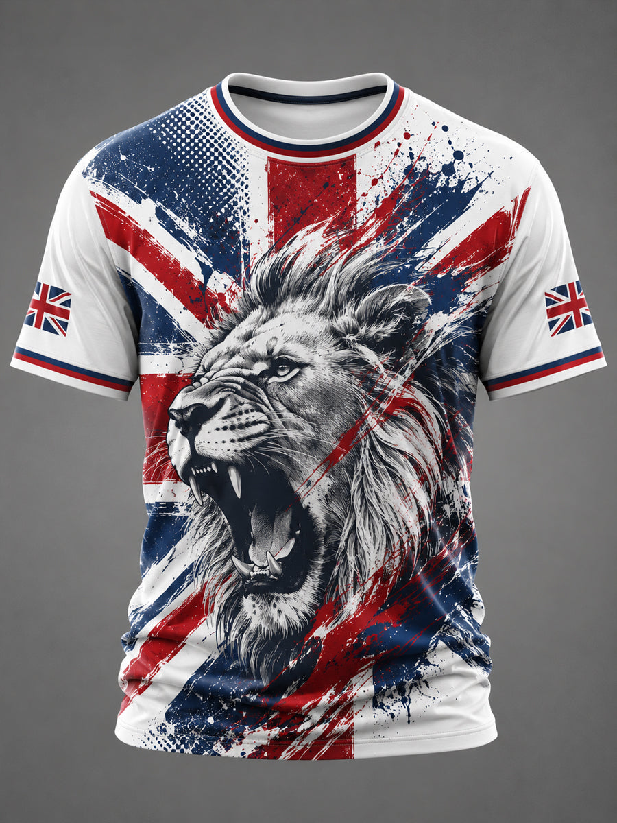 Men's British Lion Printed T-shirt