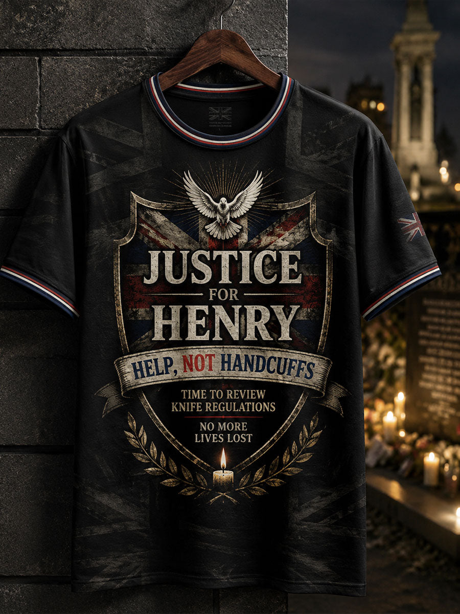 Men's Stand With Henry Printed T-shirt