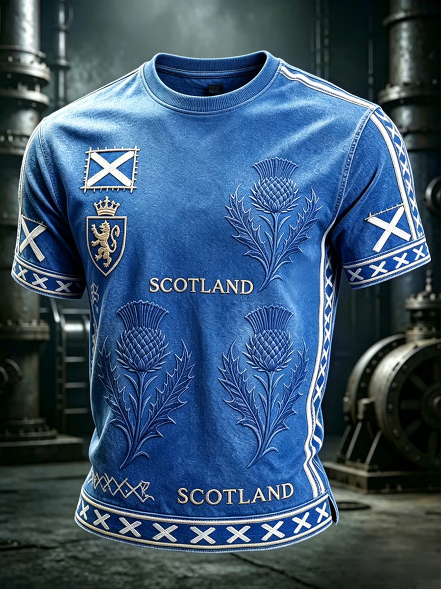Men's Scotland Printed short sleeves t-shirt