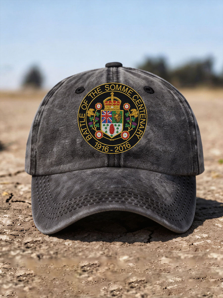 Unisex Battle of The Somme Veteran Printed Hat