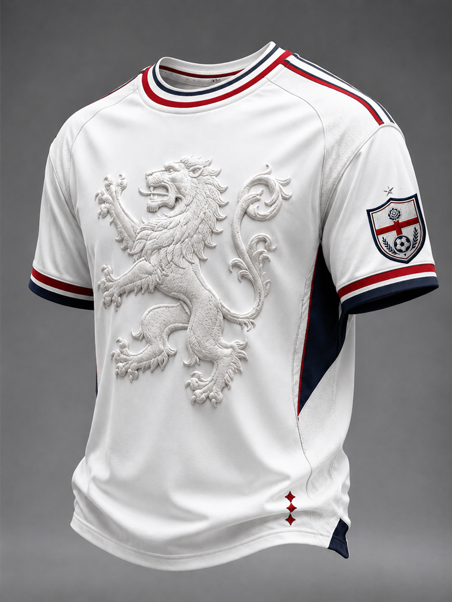 Men's UK Football Lover England Printed short sleeves t-shirt