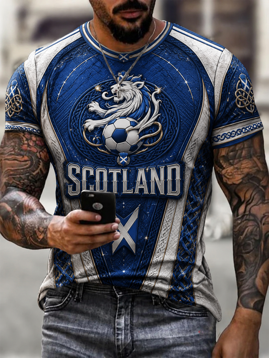 Men's Scotland Printed short sleeves t-shirt