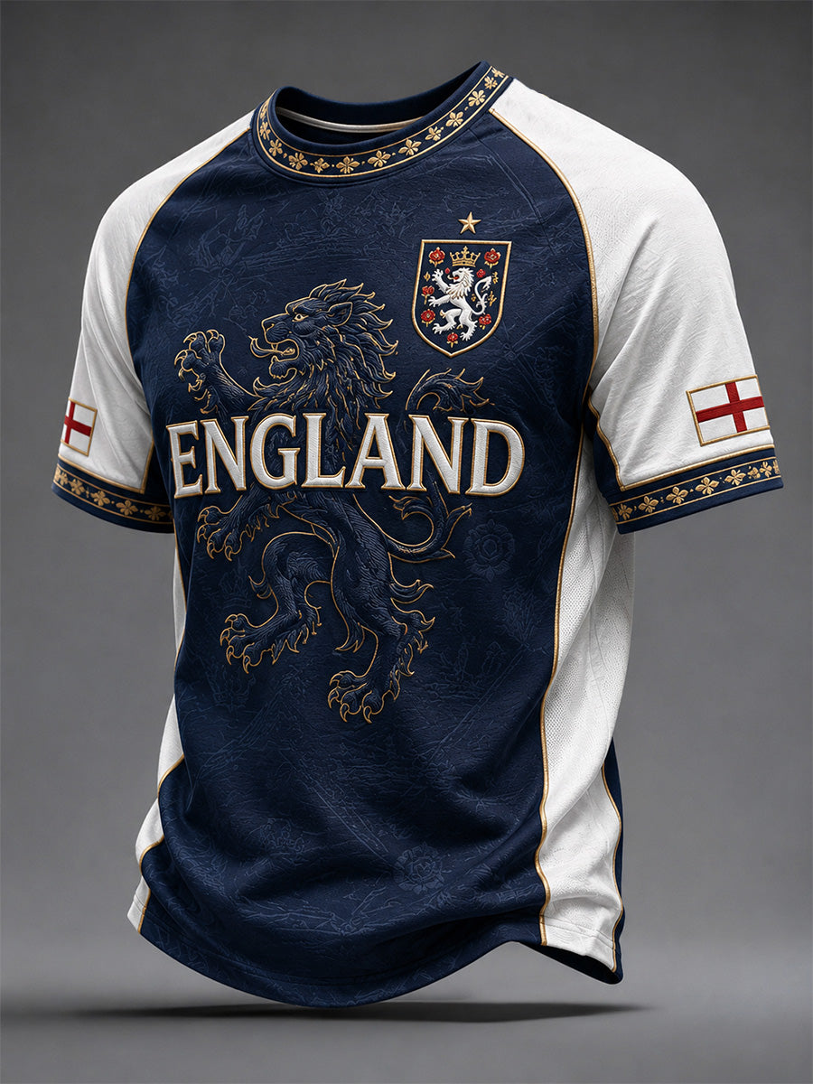 Men's Gift For Football Fans Print Casual Tee
