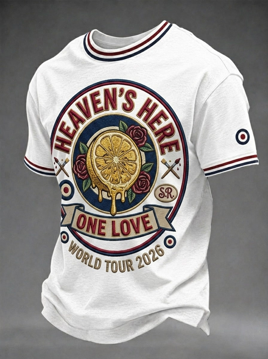 Men's Vintage British The Stone Roses Band T-Shirt