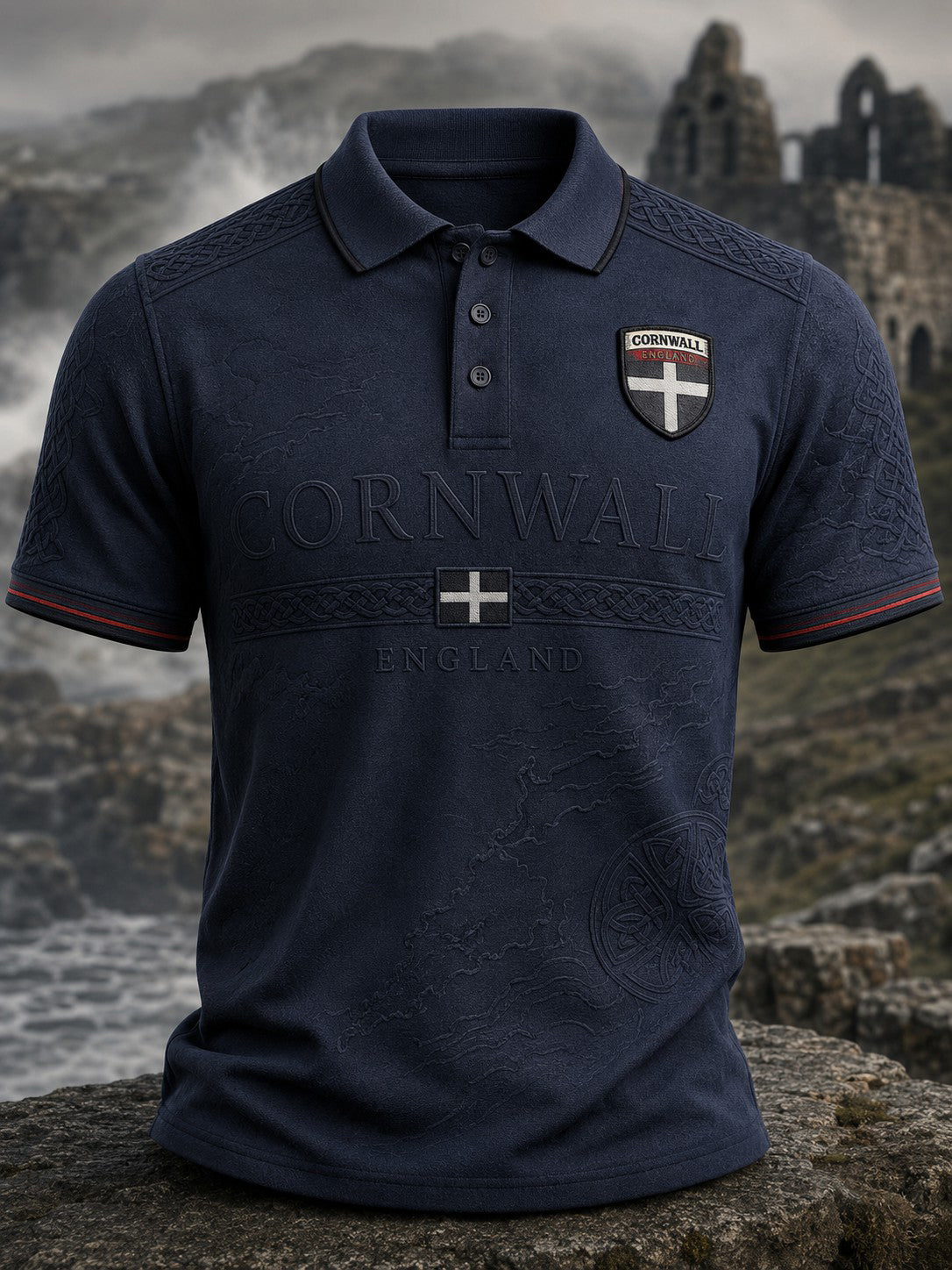 Men's Cornwall United Kingdom Printed Shirt