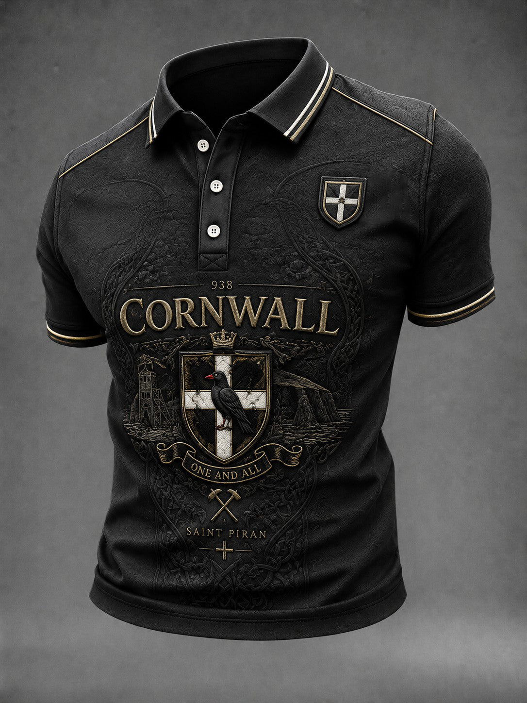 Men's Cornwall United Kingdom Printed Shirt