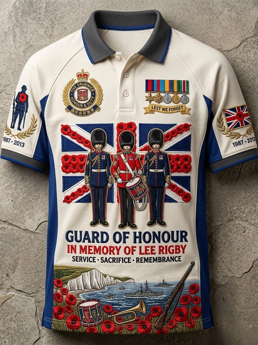 Men's Rip Lee Rigby Veteran Printed polo shirt