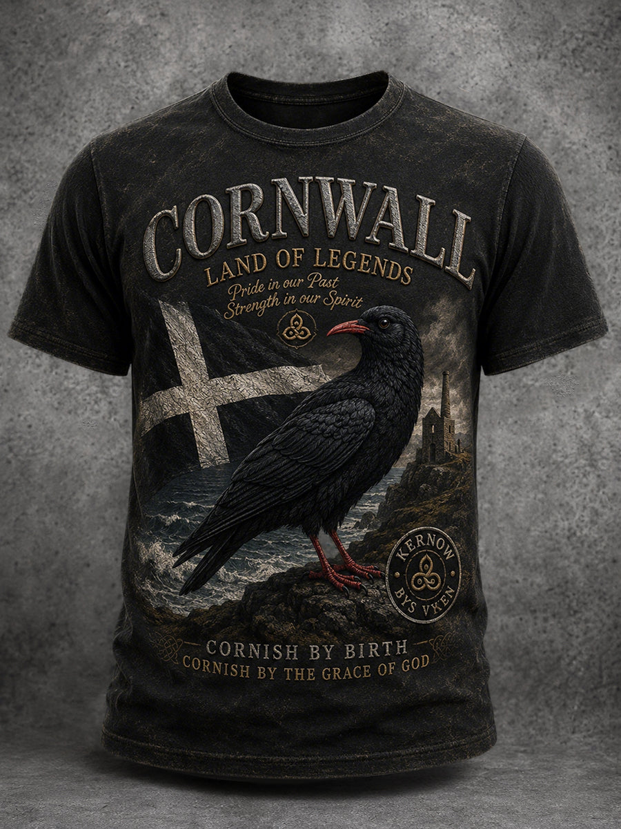 Men's Cornwall Print Casual T-shirt