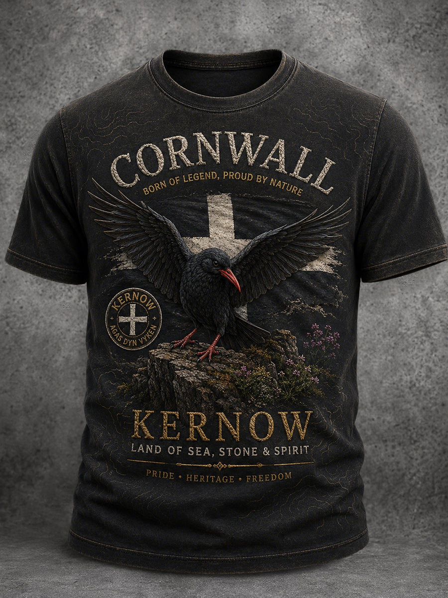 Men's Cornwall Print Casual T-shirt