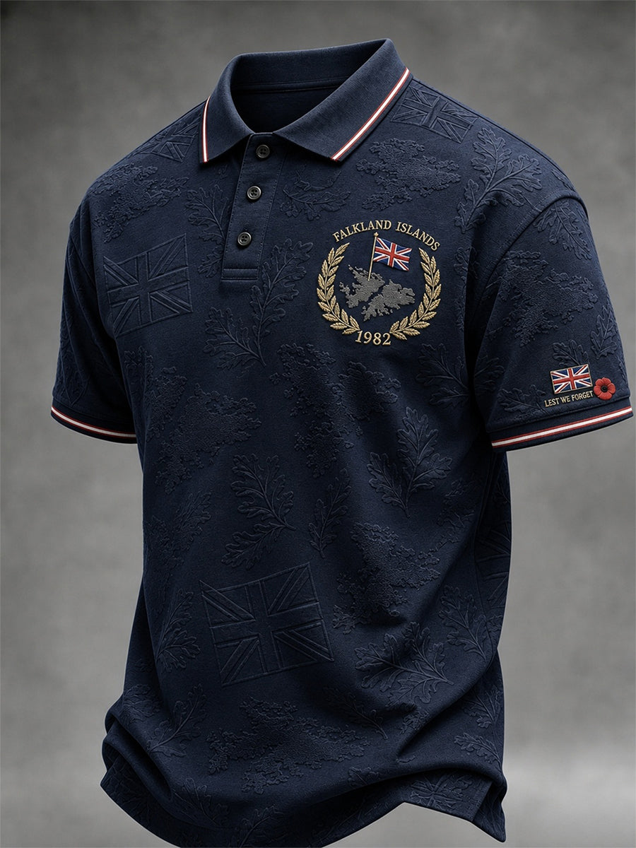 Men's Falklands War Veteran Printed polo shirt