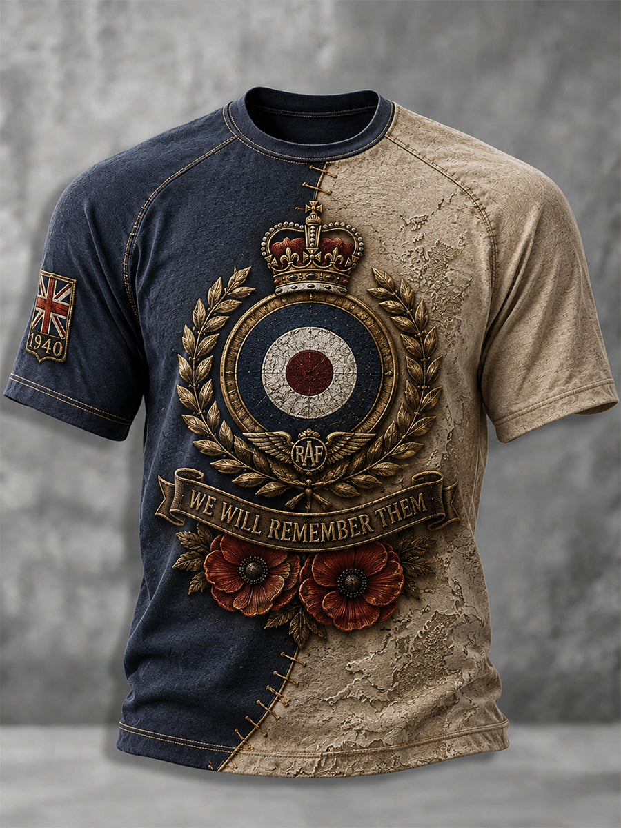 Men's Battle of Britain Commemoration Day Veteran T-Shirt