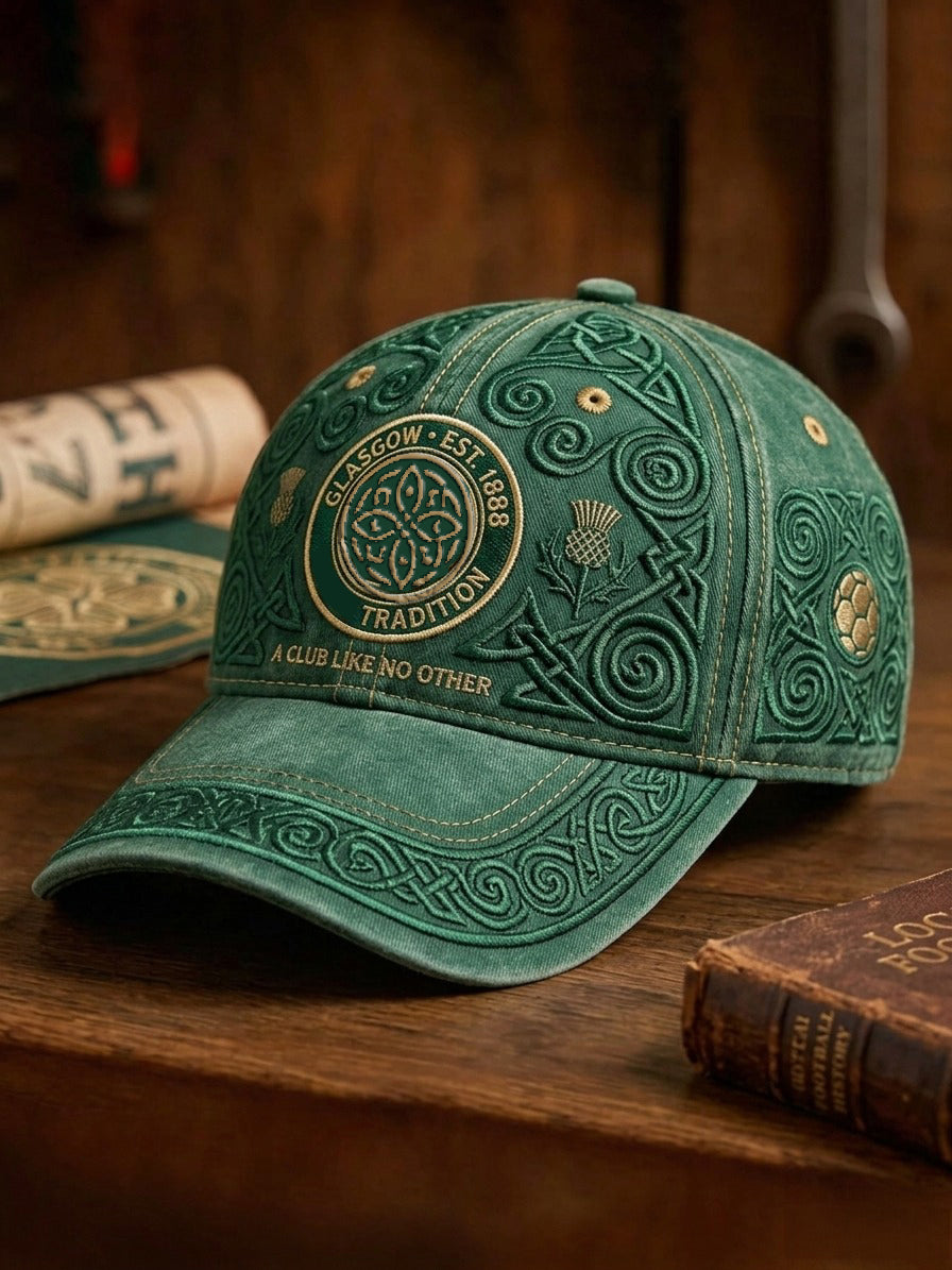 Vintage Scottish Print Cap