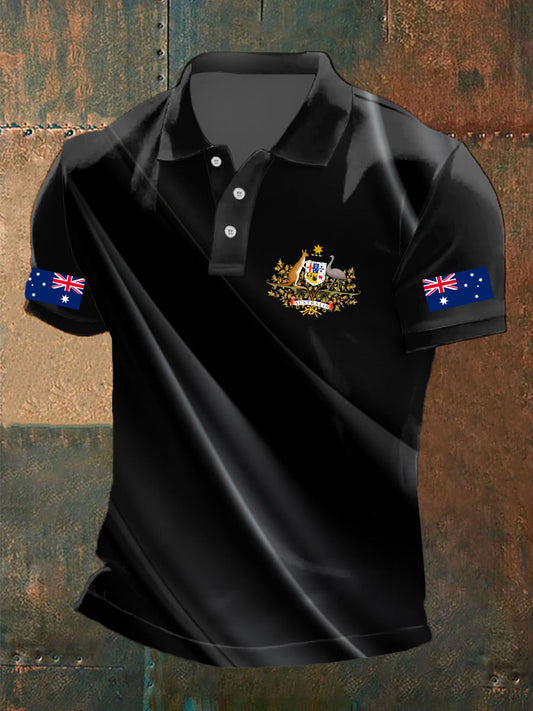 Men's Australia Printed Casual Tops
