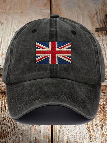 Unisex UK Flag Printed Hat