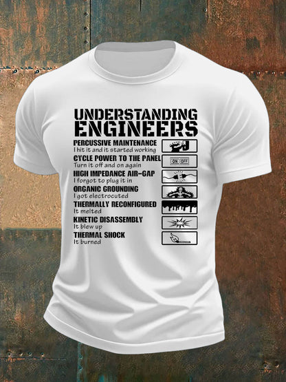 Men's british veteran imitation cotton short-sleeved T-shirt