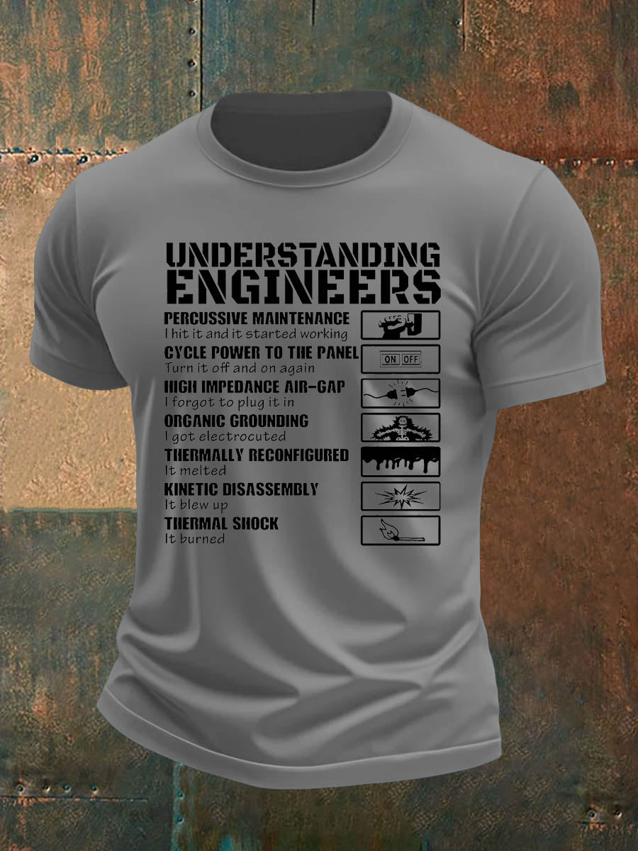 Men's british veteran imitation cotton short-sleeved T-shirt