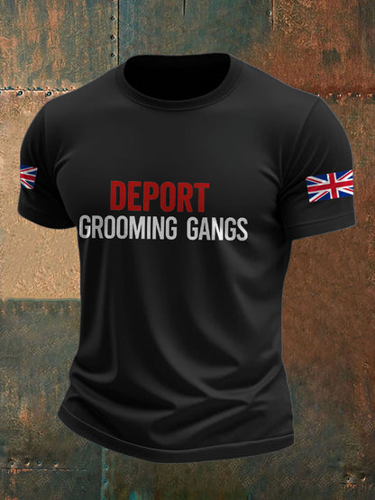 Men's Deport Grooming Gang Printed T-shirt