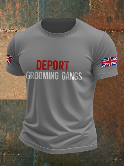 Men's Deport Grooming Gang Printed T-shirt
