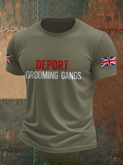 Men's Deport Grooming Gang Printed T-shirt