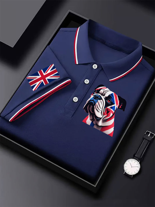 Men's Vintage England Flag Casual Shirt