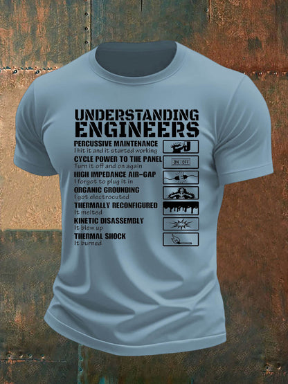 Men's british veteran imitation cotton short-sleeved T-shirt