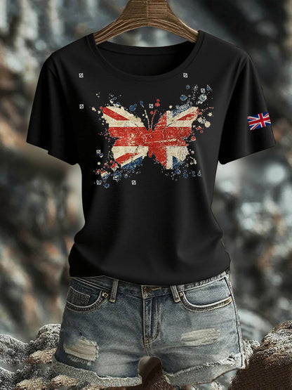 Women's British short-sleeved T-shirt