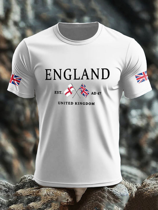 Men's UK Flag Printed T-shirt
