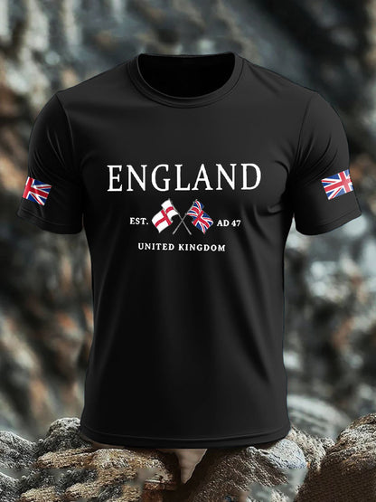 Men's UK Flag Printed T-shirt