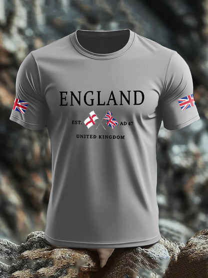Men's UK Flag Printed T-shirt