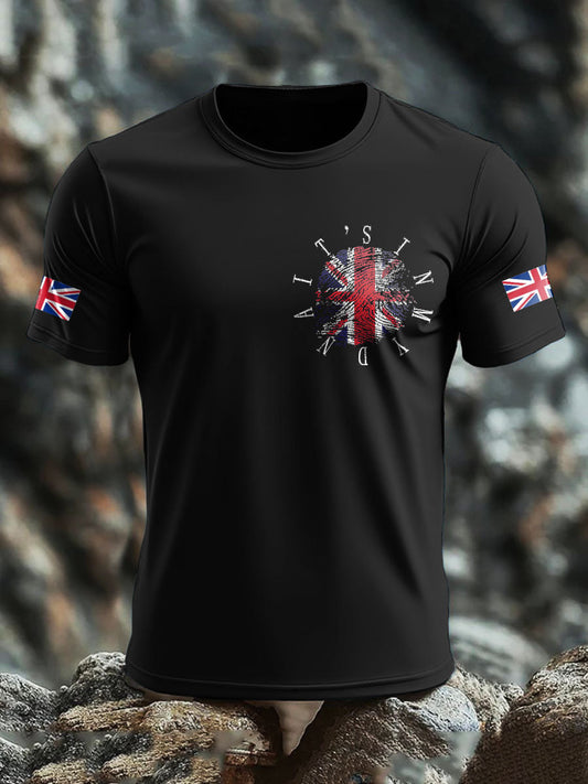Men's UK Flag Printed T-shirt