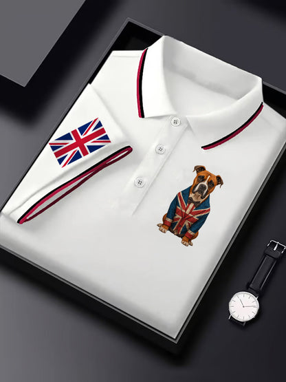 Men's Vintage England Flag Casual Shirt