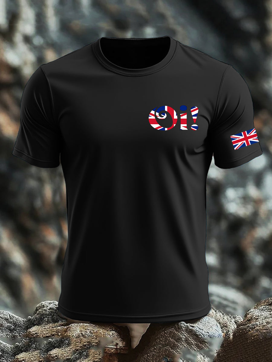 Men's UK Flag Printed T-shirt