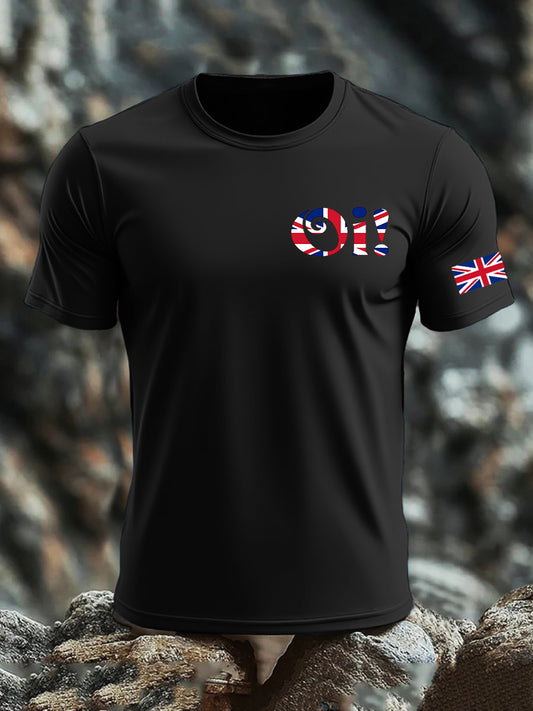 Men's UK Flag Printed T-shirt