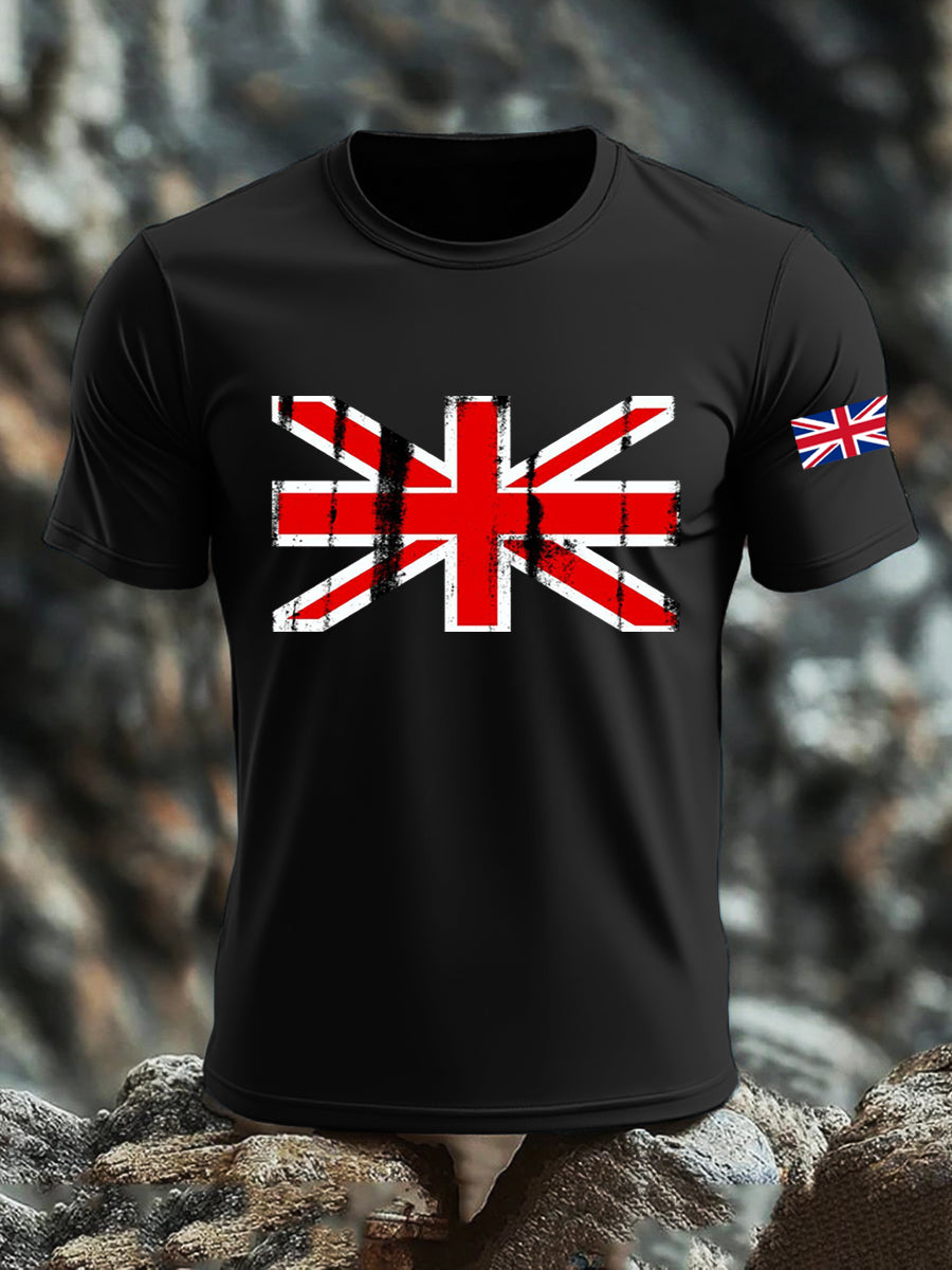 Men's UK Flag Printed T-shirt