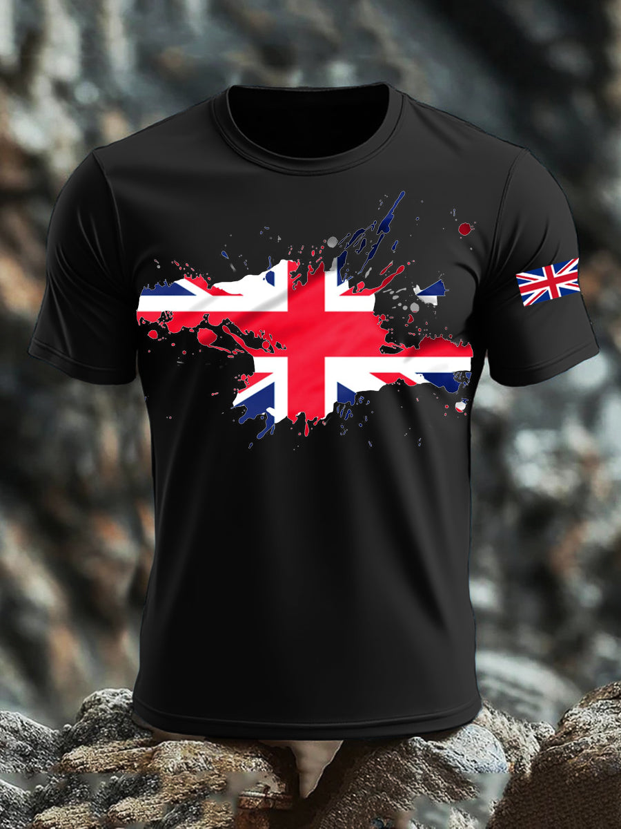 Men's UK Flag Printed T-shirt