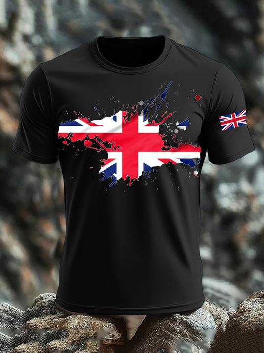Men's UK Flag Printed T-shirt
