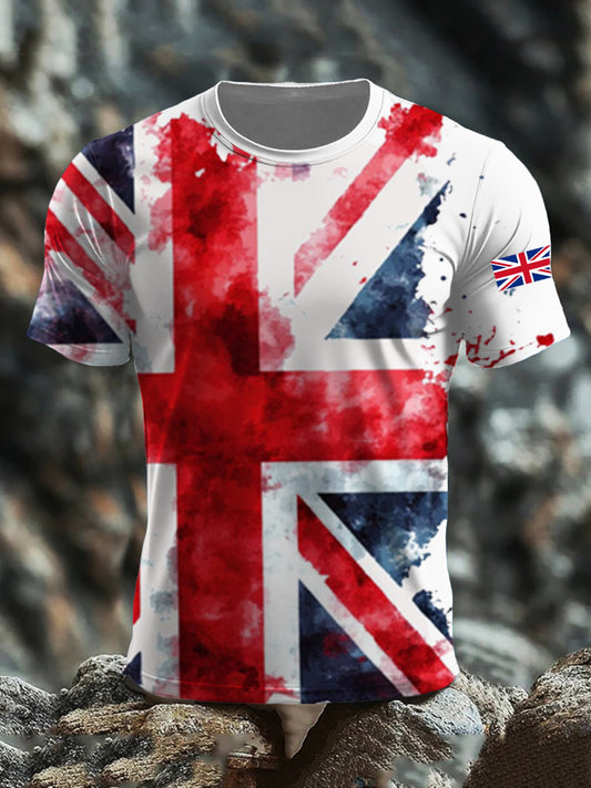 Men's UK Flag Printed T-shirt