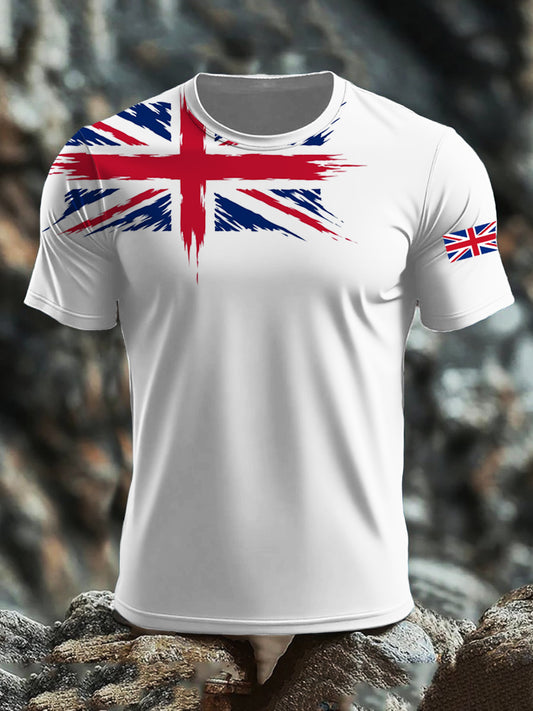 Men's UK Flag Printed T-shirt
