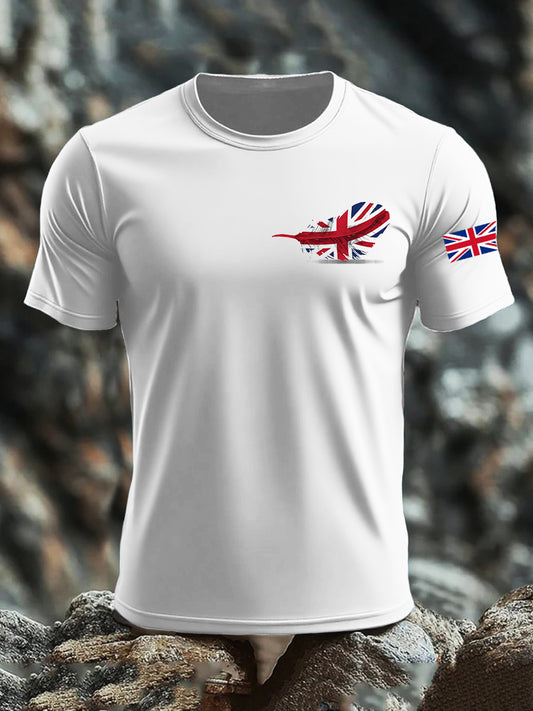 Men's UK Flag Printed T-shirt