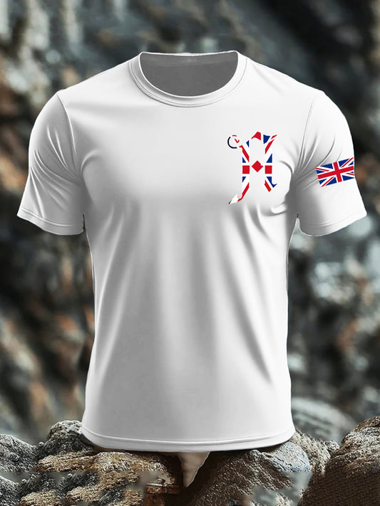 Men's UK Flag Printed T-shirt