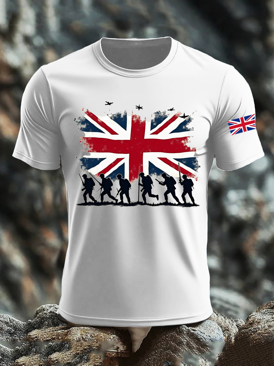 Men's UK Flag Printed T-shirt