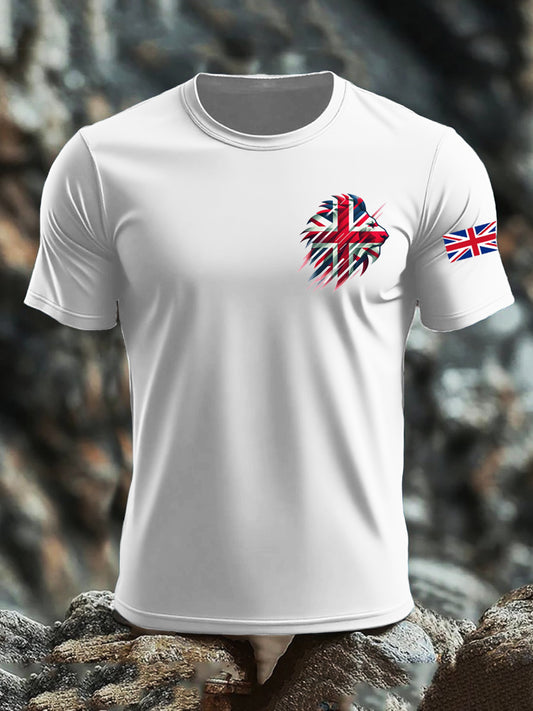 Men's UK Flag Printed T-shirt