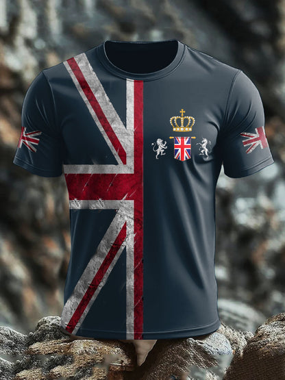 Men's UK Flag Printed T-shirt