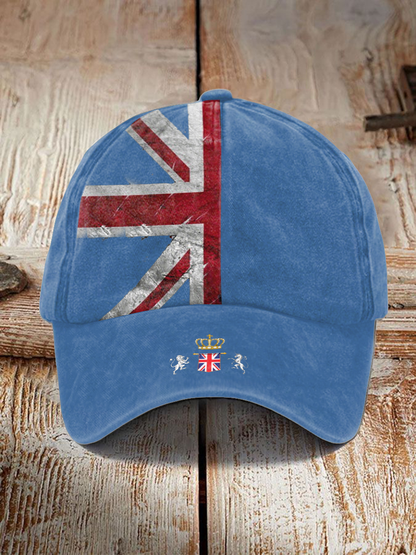 Unisex UK Flag Print Hat